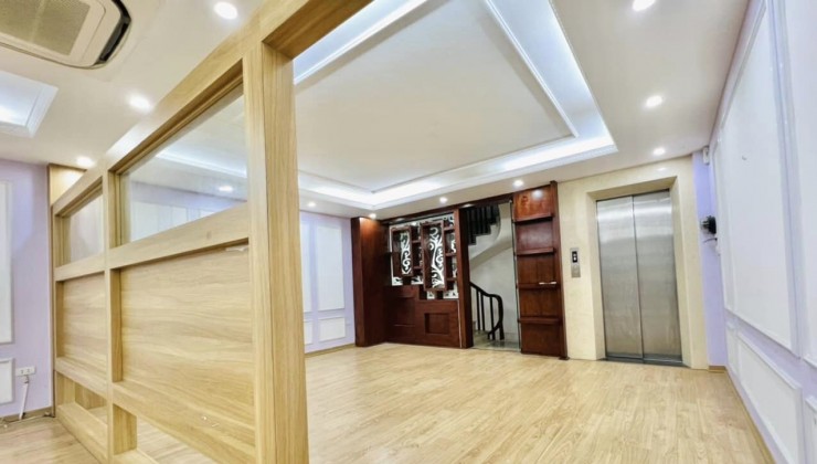 CHO THUÊ NHANH TÒA NHÀ NGÕ Ô TÔ TRÁNH NGUYÊN HỒNG - 7 TẦNG - 70M2 - THÔNG SÀN - THANG MÁY 68 TRIỆU